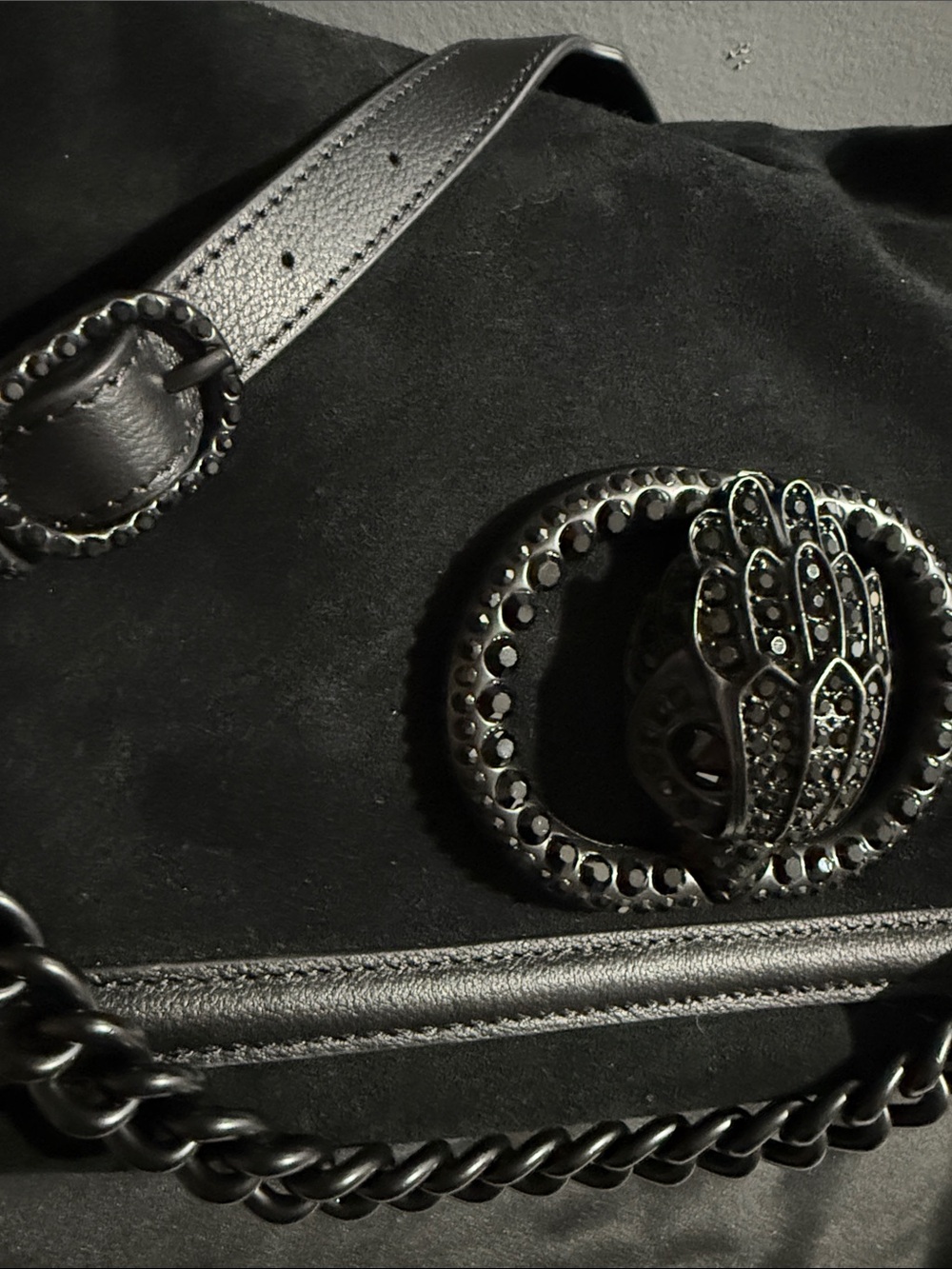 Kurt Geiger Large Chelsea Soft Saddle Bag $458 - Picture 6 of 15